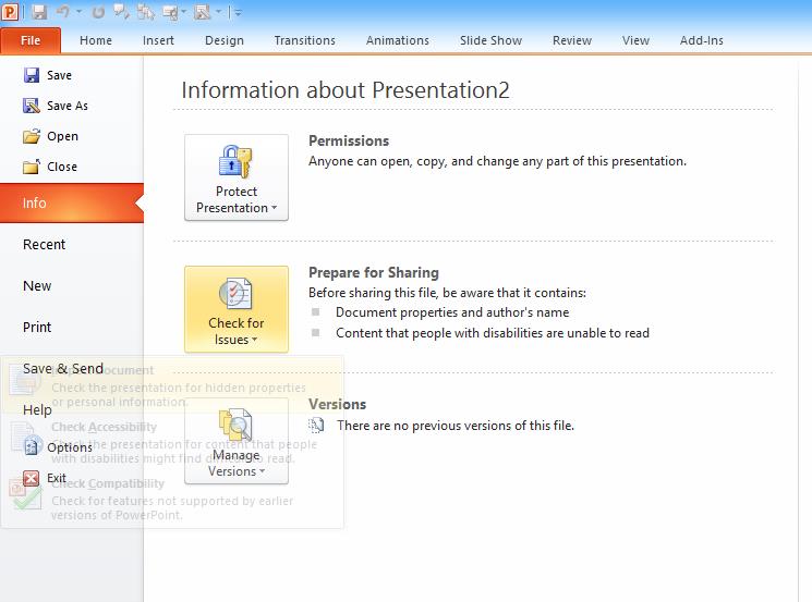 powerpoint for mac print comments